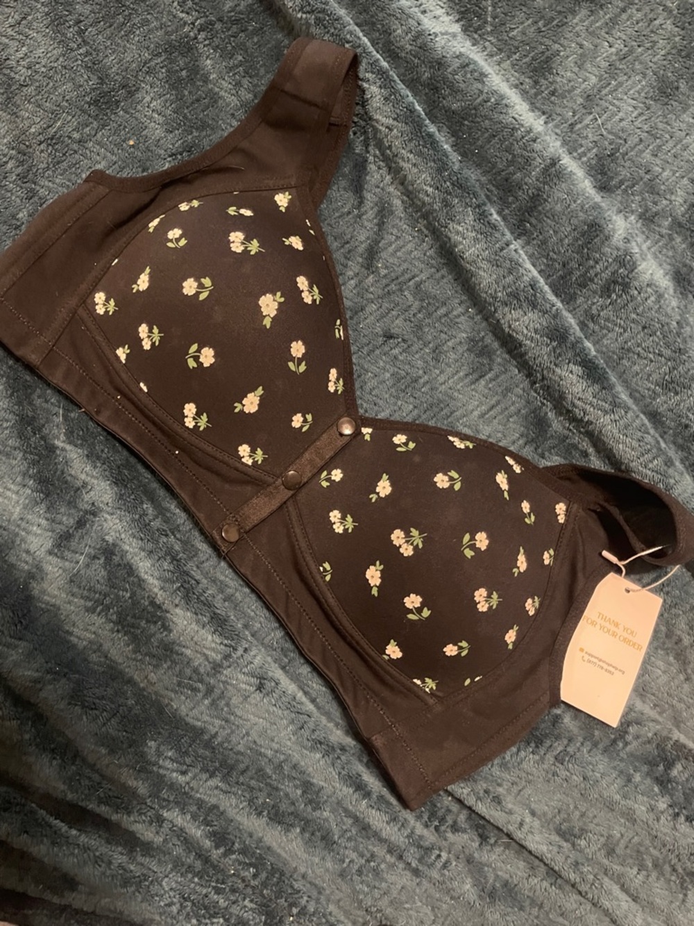 NWT Daisy Bra snap front closure size 2XL